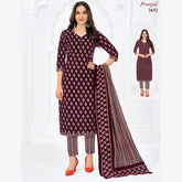 Pranjul Cotton Straight Pant Salwar Suit - P2652